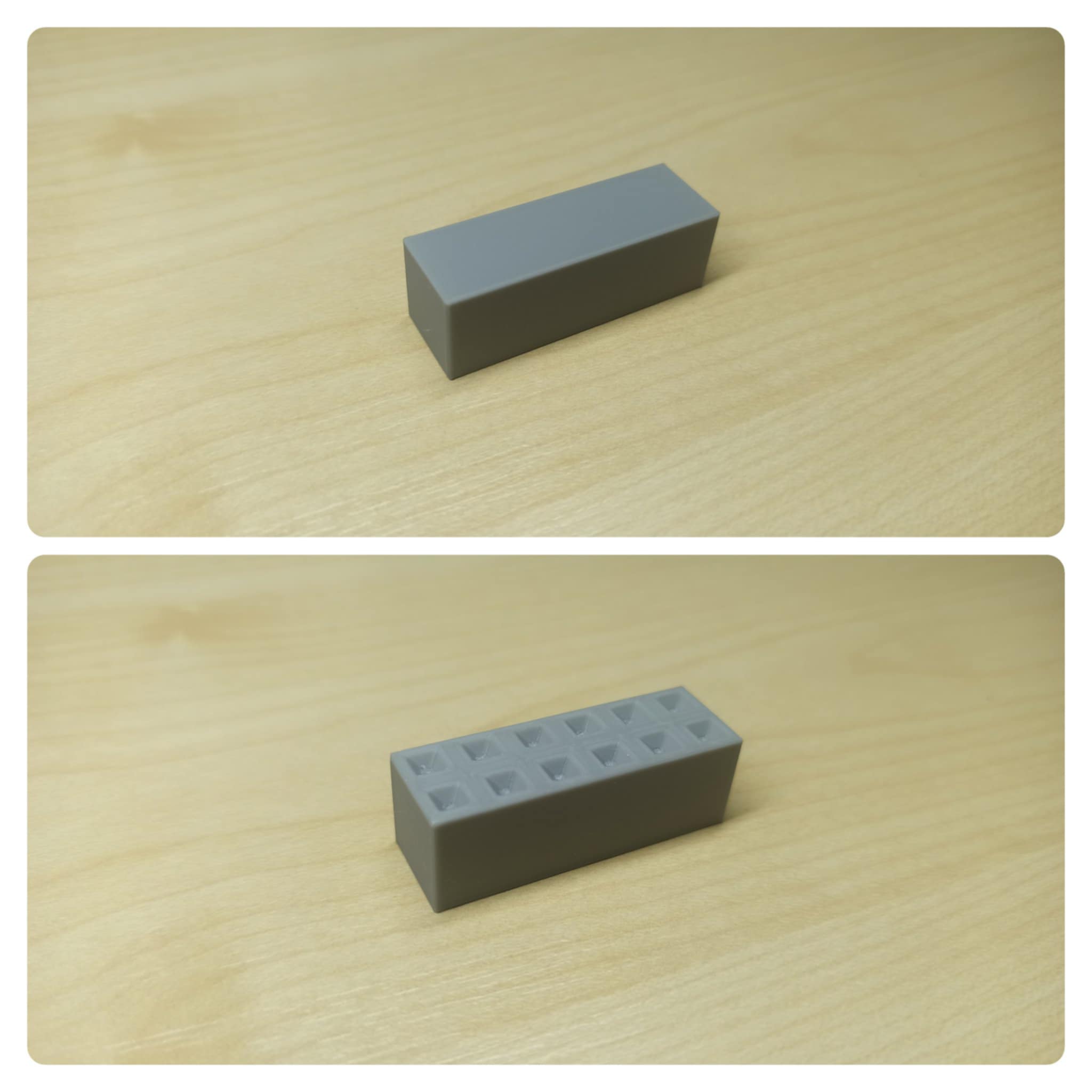 Betonový blok hladký 12 1:43