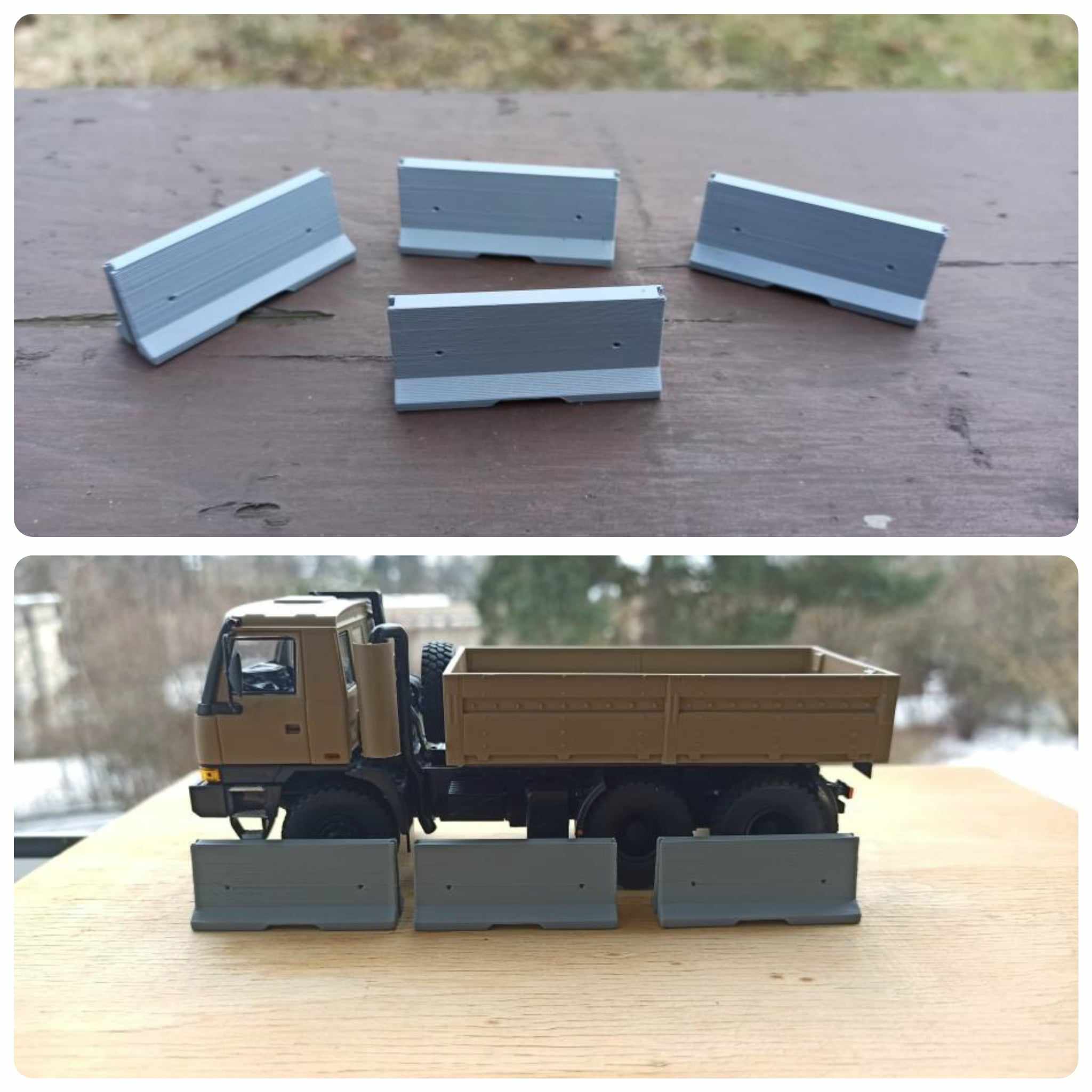 Betonový zátaras 1:43