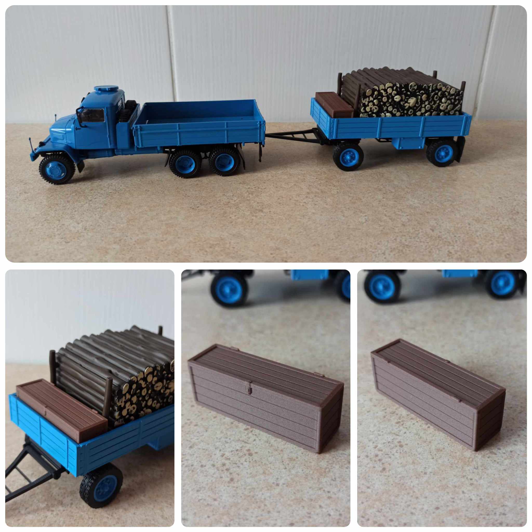 V3S dřevěná bedna 1:43