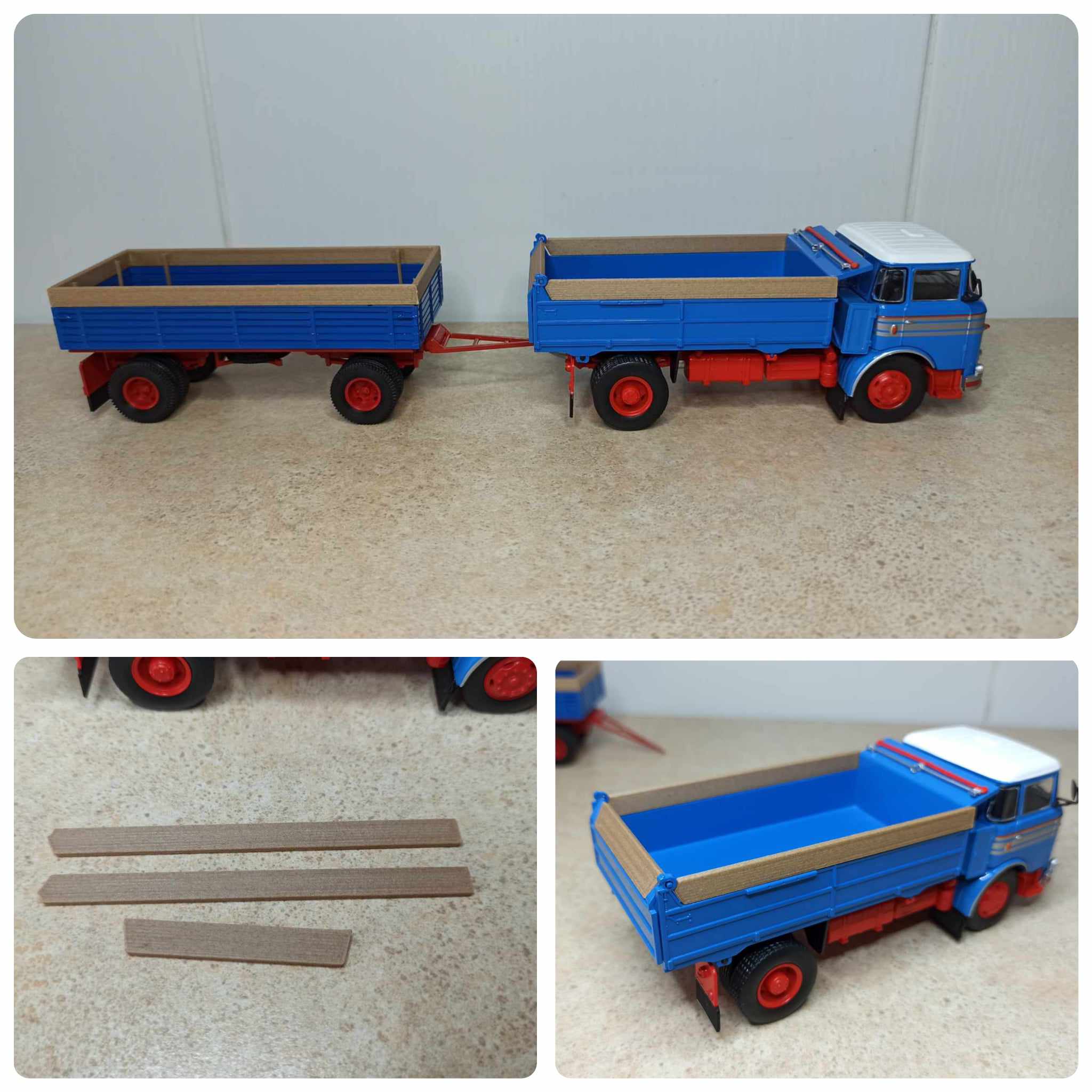 Dřevěná nástavba Liaz 706 1:43