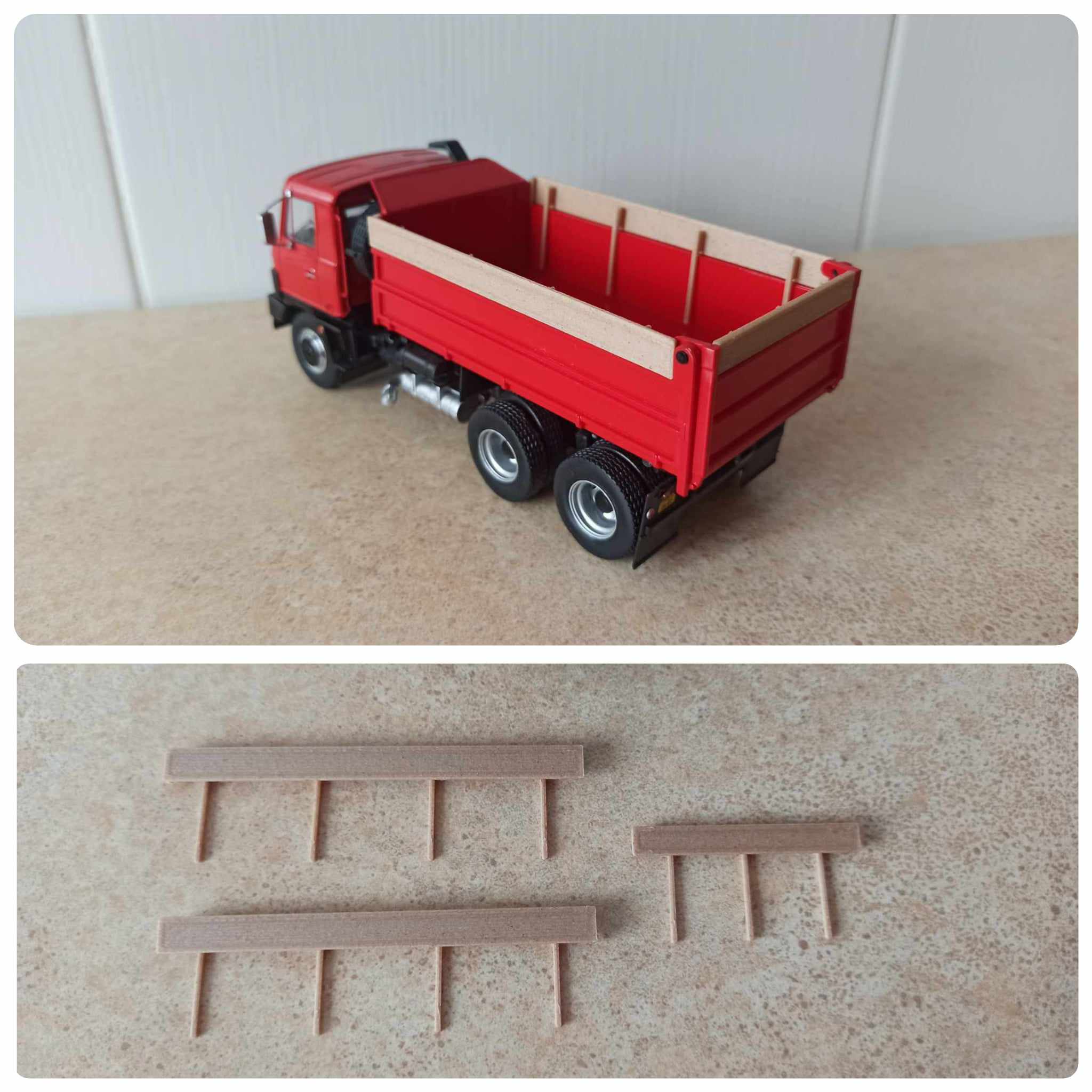 Dřevěná nástavba Tatra 815 1:43
