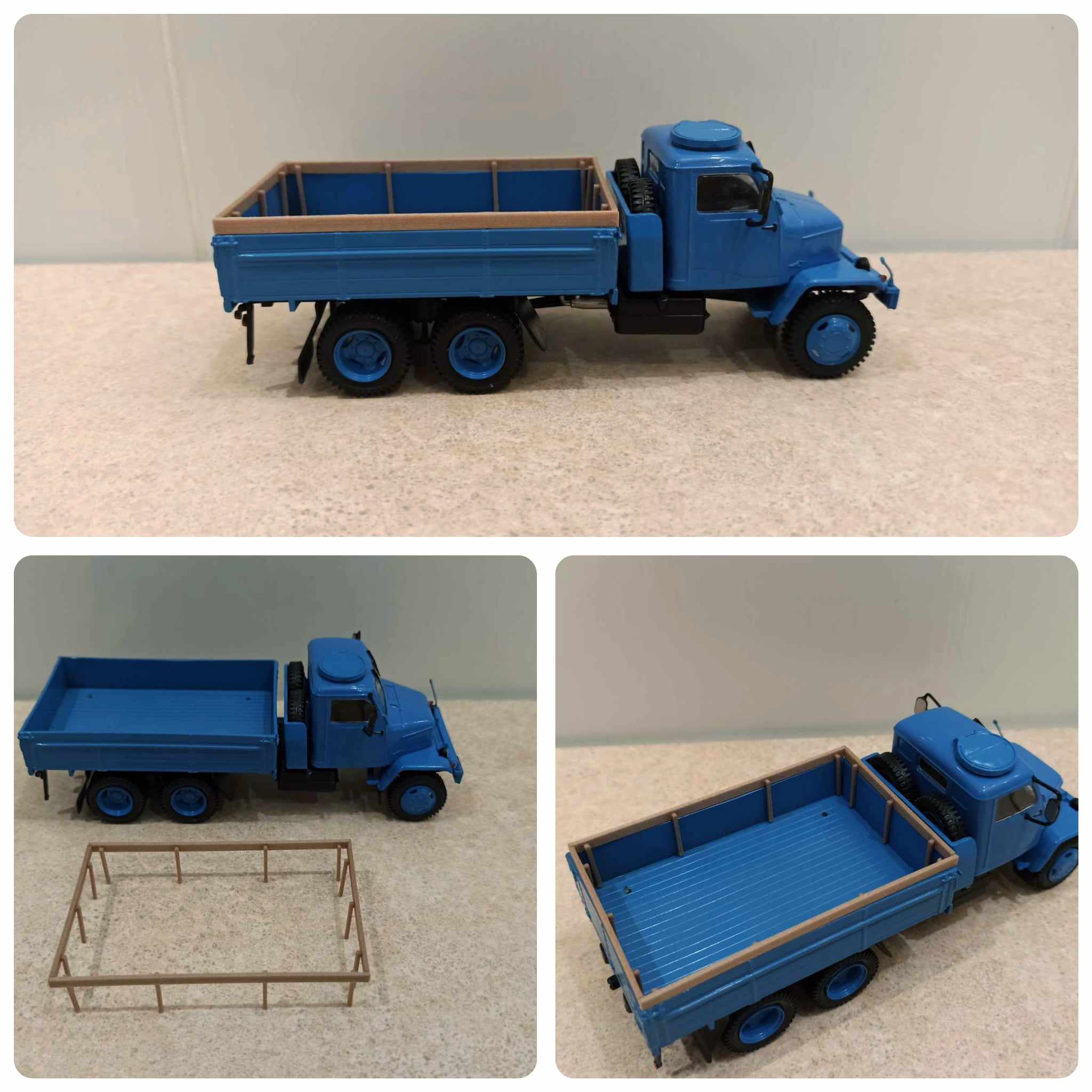 Dřevěná nástavba Praga V3S DeAgostini 1:43
