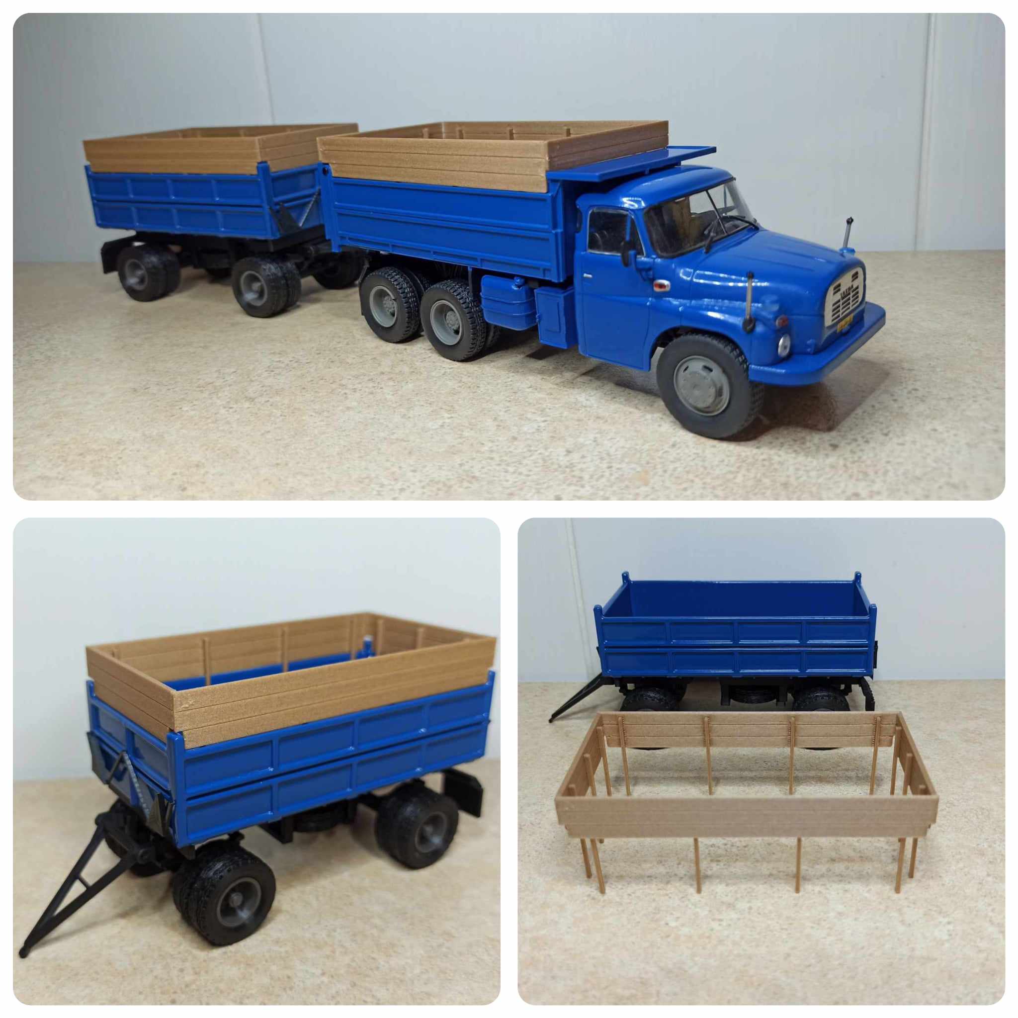 Dřevěná nástavba Tatra 148 1:43
