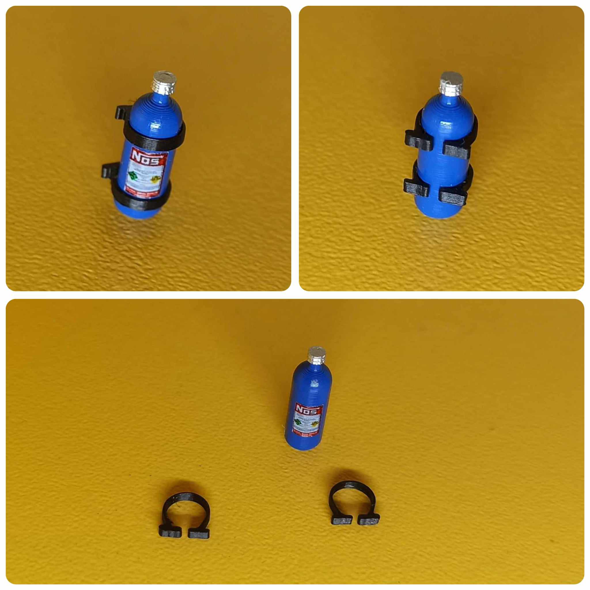 Nitro láhev s držáky 1:43