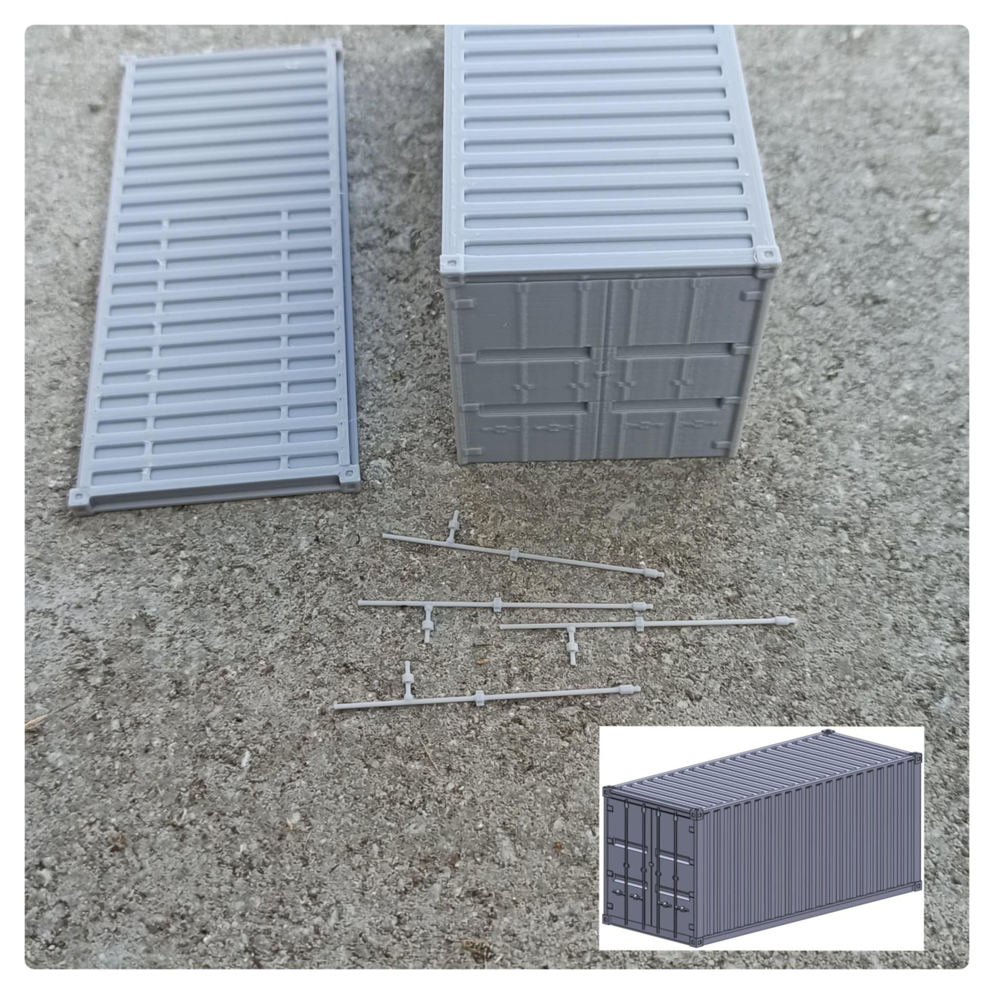 Přepravní kontejner 1:43
