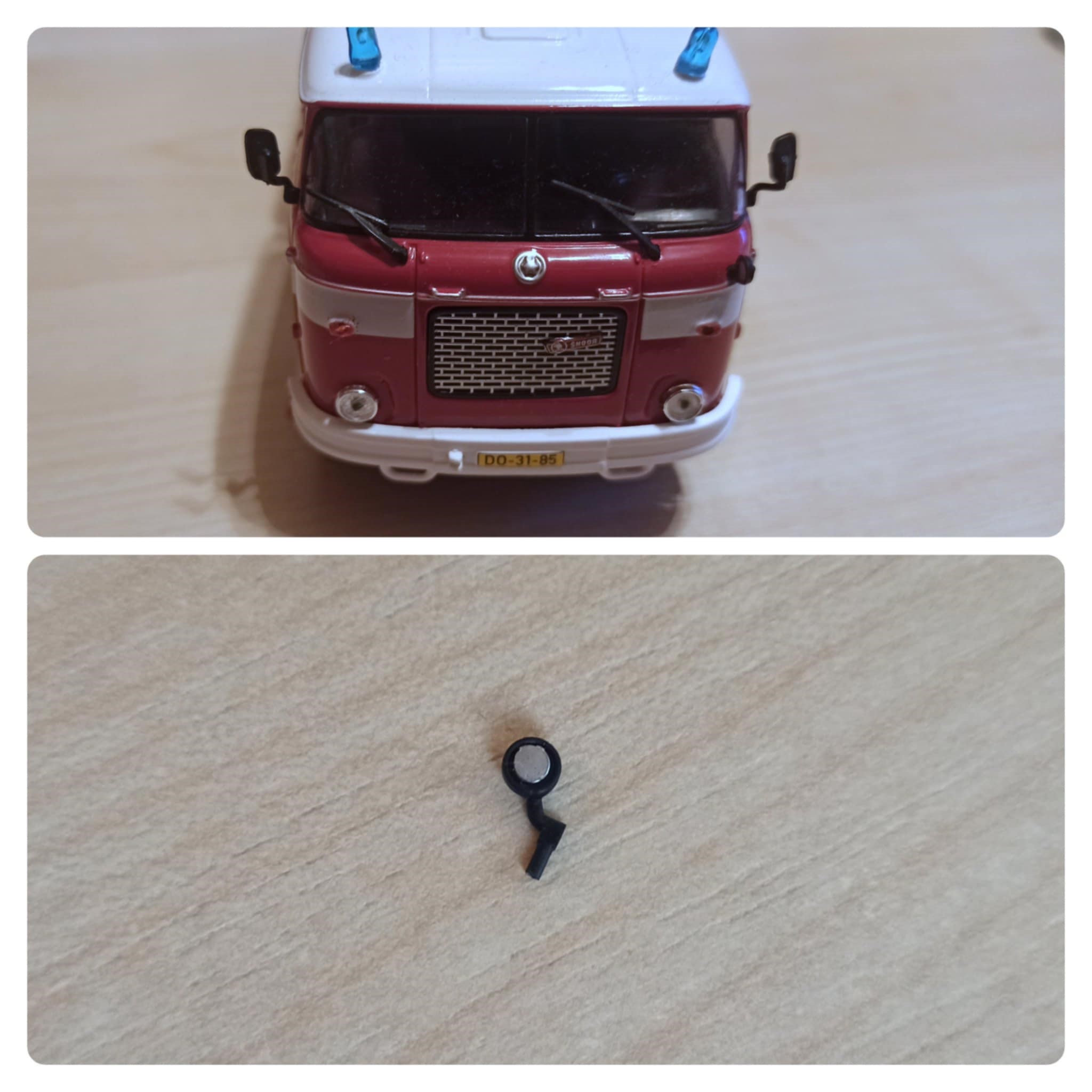 Přídavné zrcátko Škoda 706 RTHP 1:43