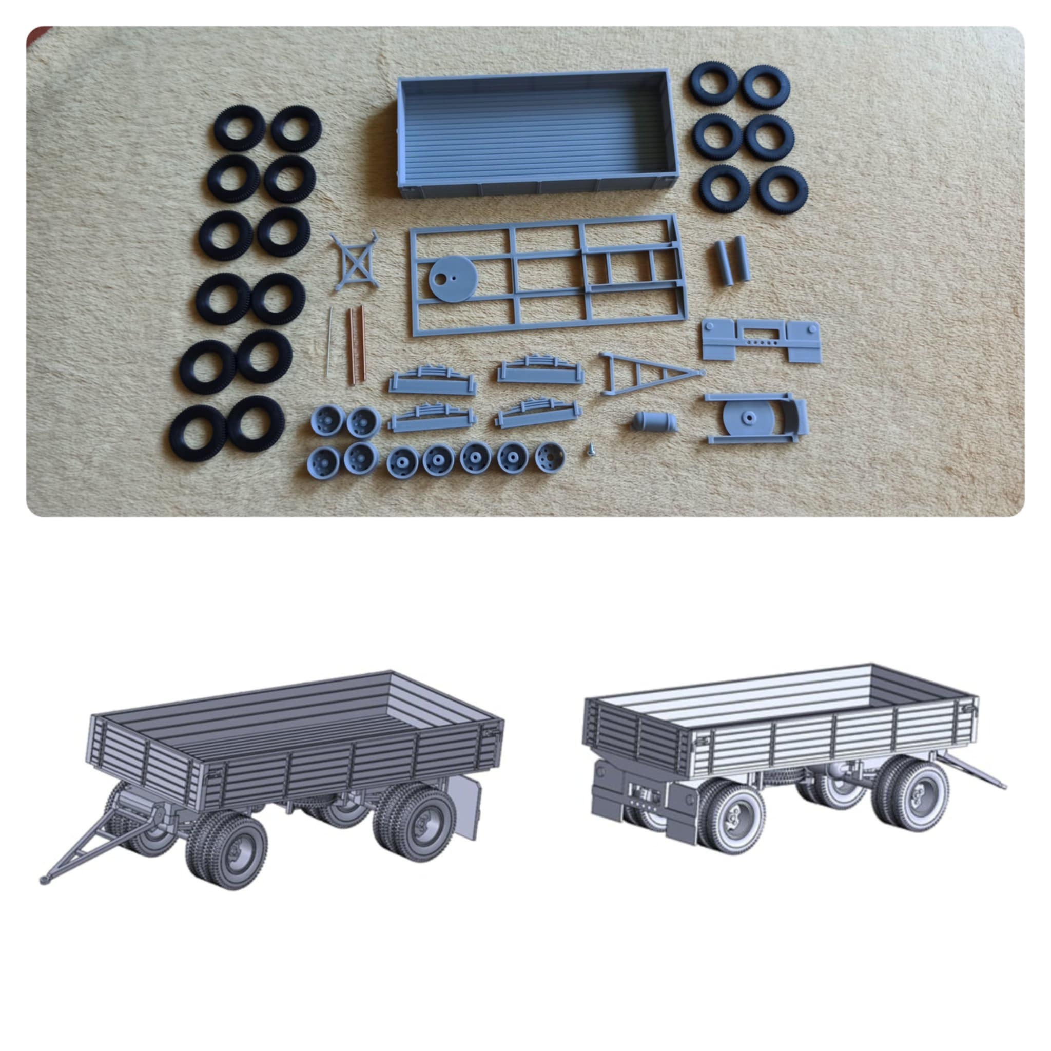 Vlek za Liaz stavebnice 1:43