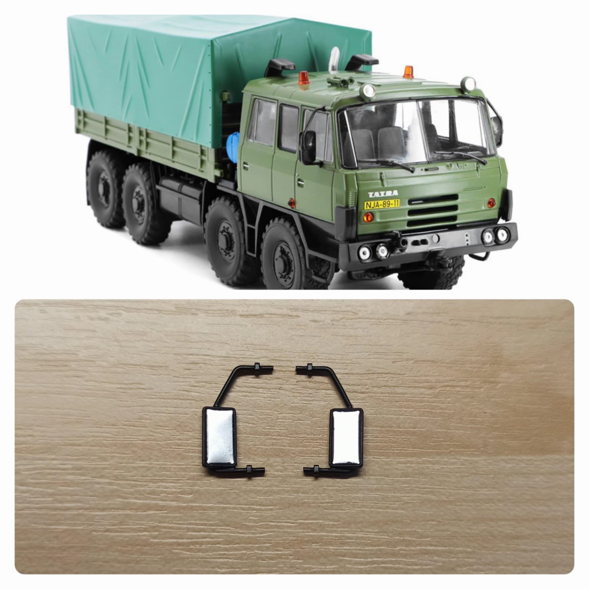 Zpětná zrcátka Tatra 815 VT 8x8 1:43