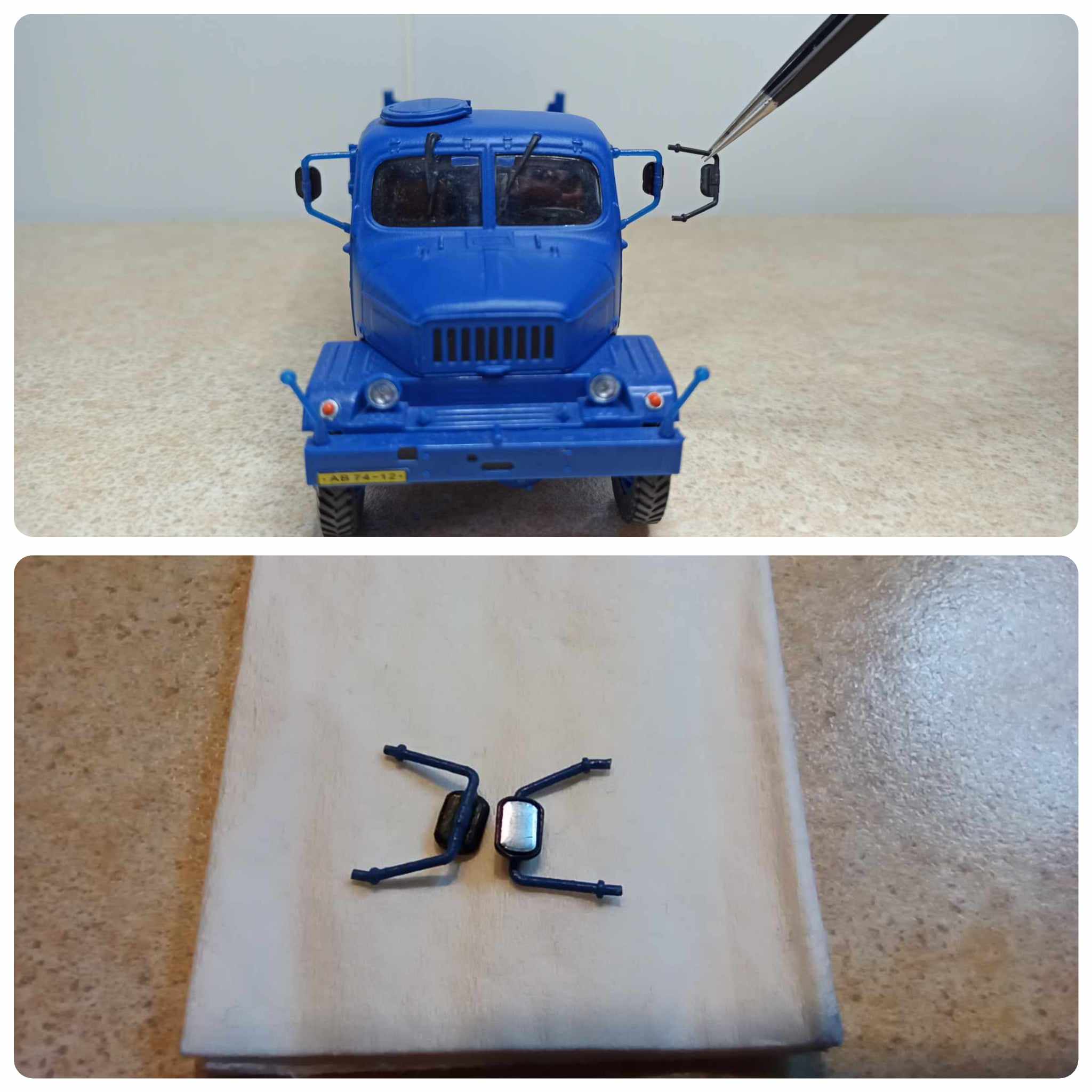 Zpětná zrcátka V3S 1:43